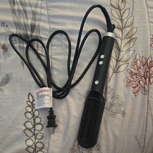 Black Hair Straightening Brush